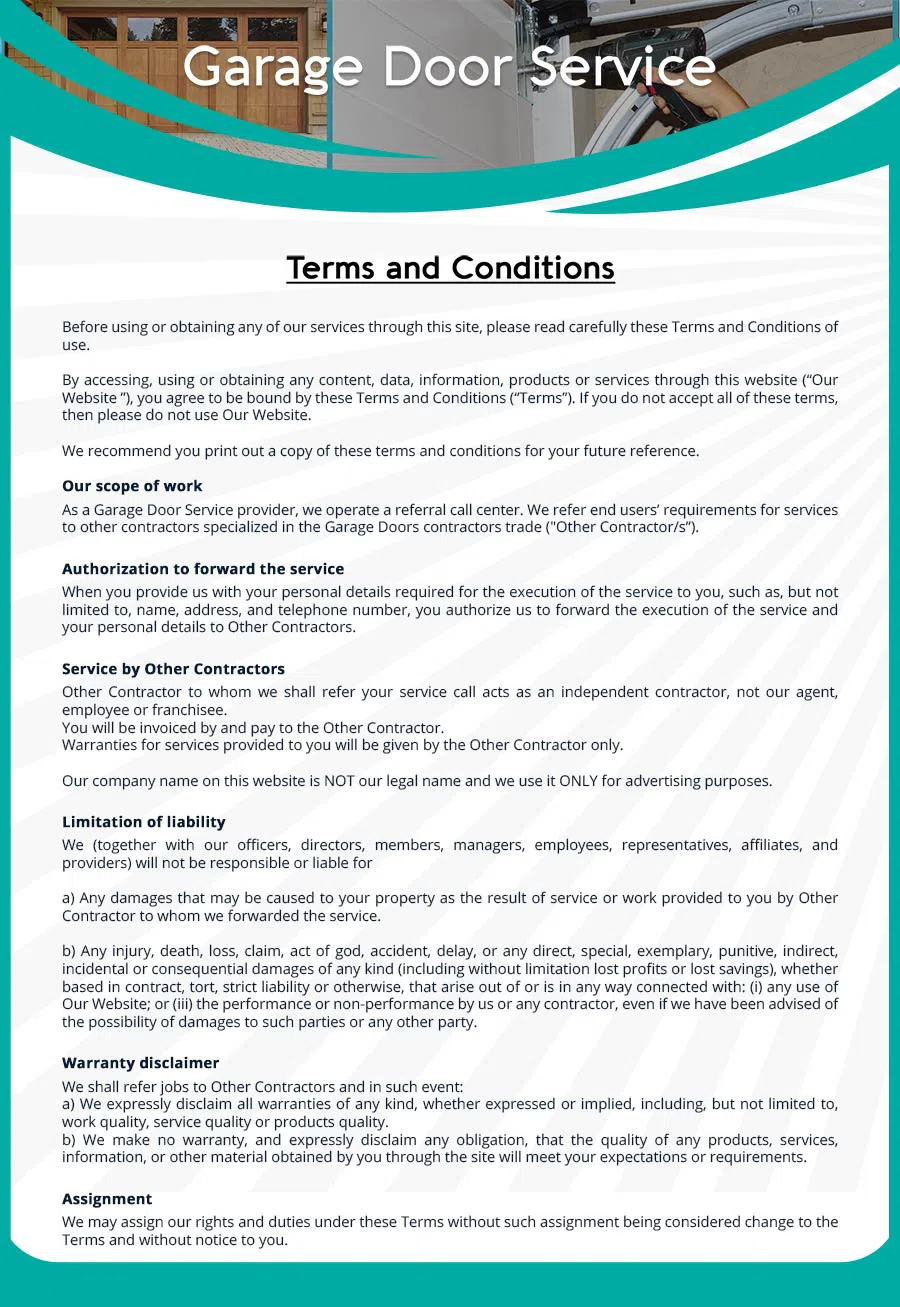 Garage Door Mobile Service Repair Portland, OR 503-864-6157